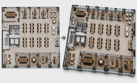 2D to 3D Floor Plan Conversion