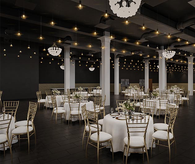 Convention center architectural BIM and rendering project