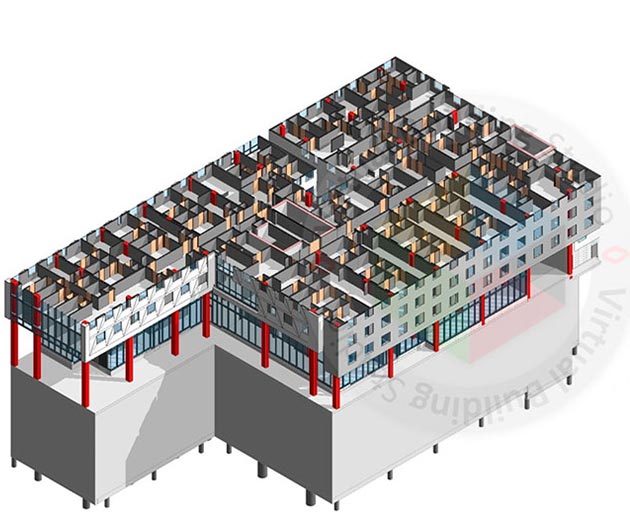 LOD 300 residential BIM model