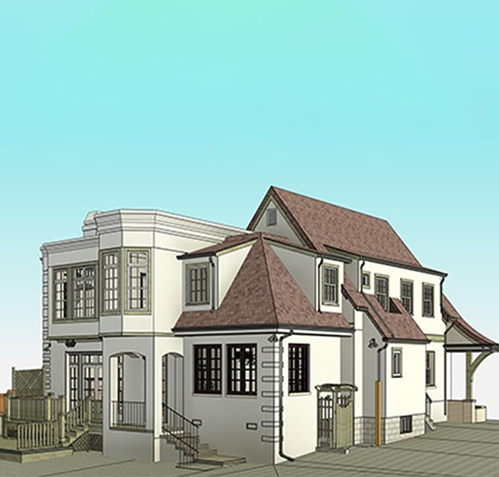 As-built BIM model of an existing residential building