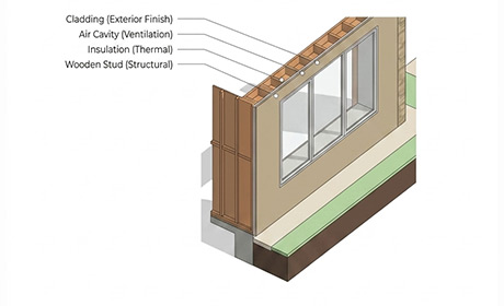 Building Envelope Drawings and Wall Section