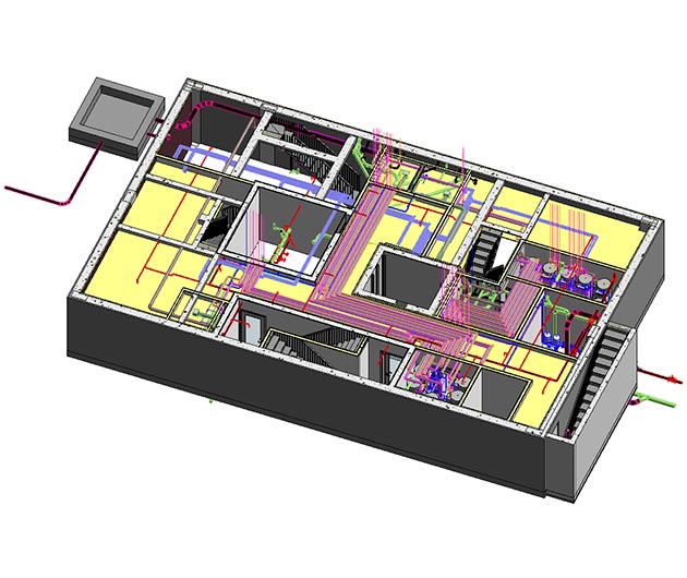 New York commercial CAD to BIM conversion project