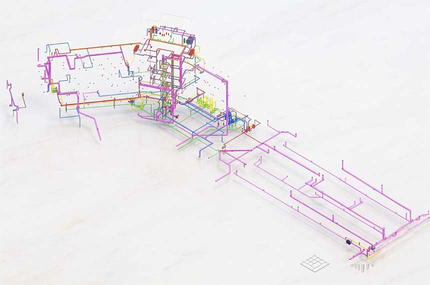 Coordinated plumbing model