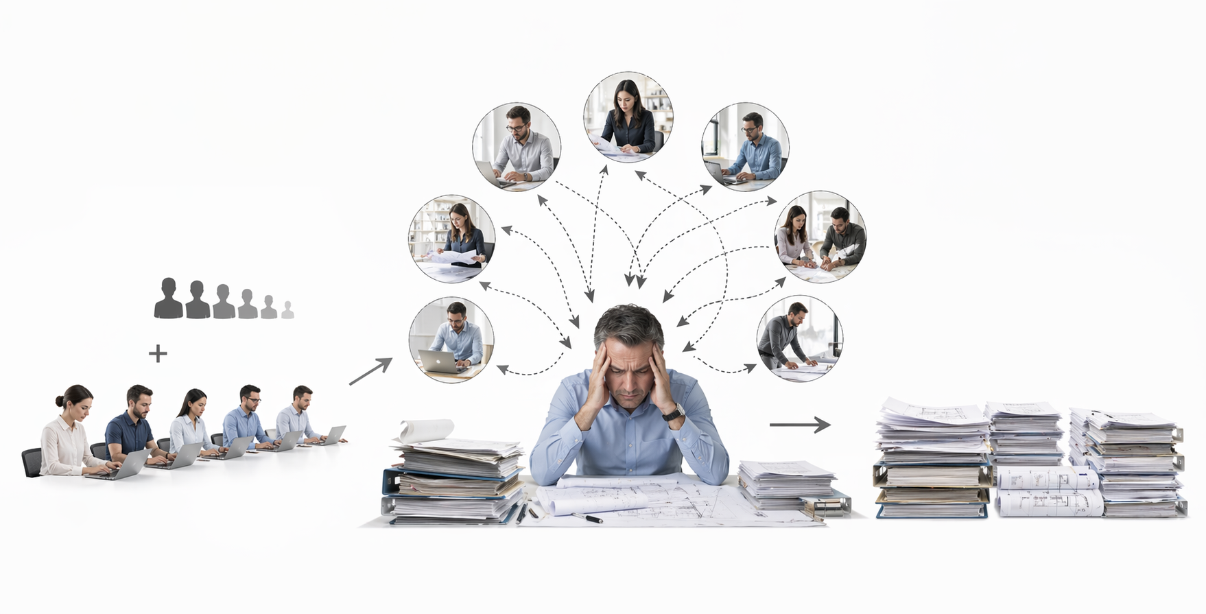 Infographic of coordination and review pressure