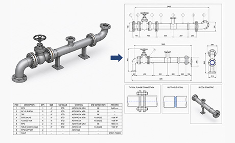 Isometric to Spool Conversion