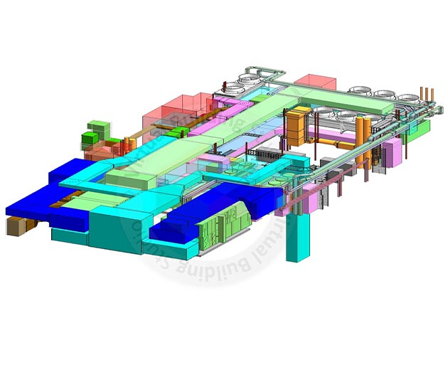 Commercial LOD 300 MEPF BIM modeling project