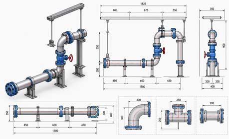 Mechanical Spool Drawings