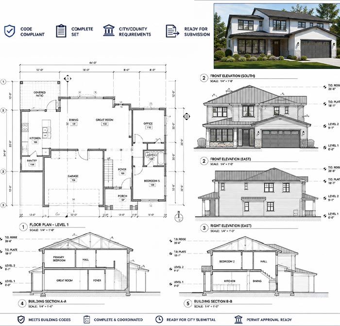 Permit drawings overview