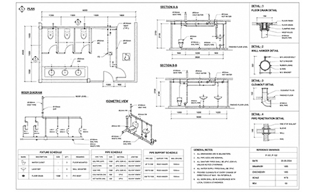 Plumbing Shop Drawings