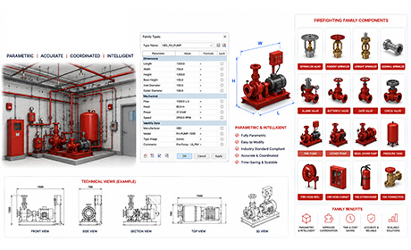 Firefighting Family Creation in Revit