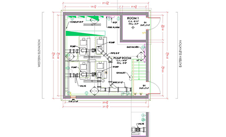 Structural and MEP CAD Drawing