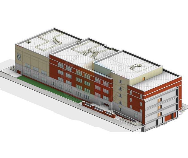 NYC school MEPF BIM modeling project